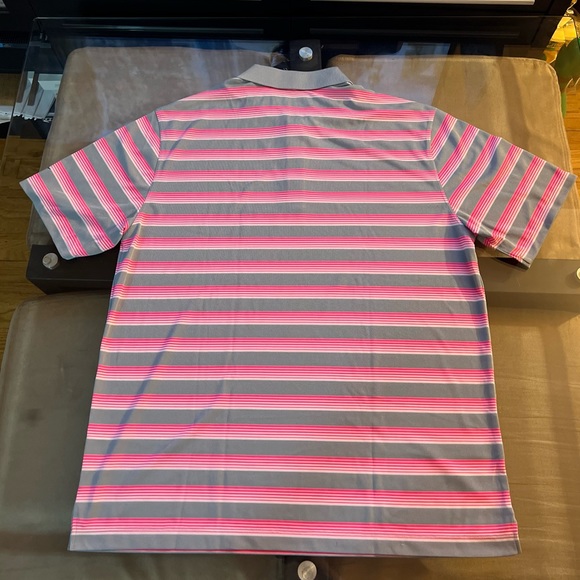 Early 2000s Nike Golf Polo PGA Stripes Size Large - Picture 2 of 4